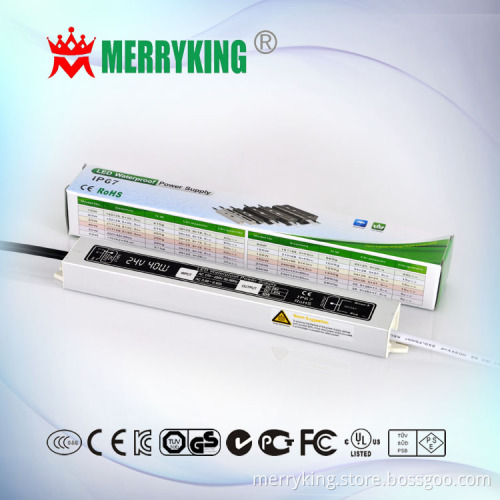 LED Power Supply Low Voltage 12V/24V - 40W High Power LED Driver